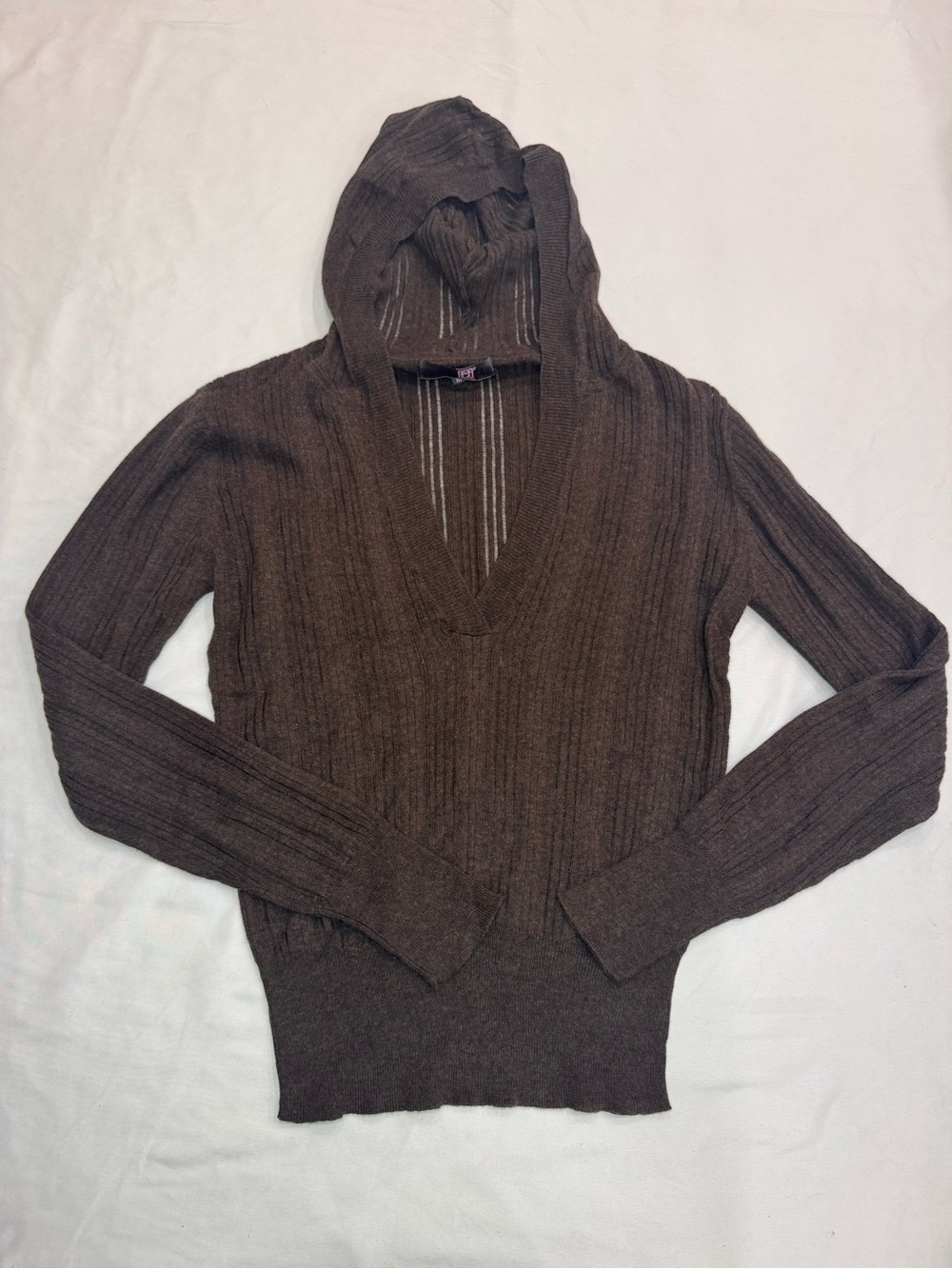 Full Tilt Brown Hooded sz MED Sweater